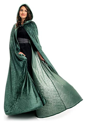 Little Adventures Full Length Deluxe Velvet Cloakcape Con Ca