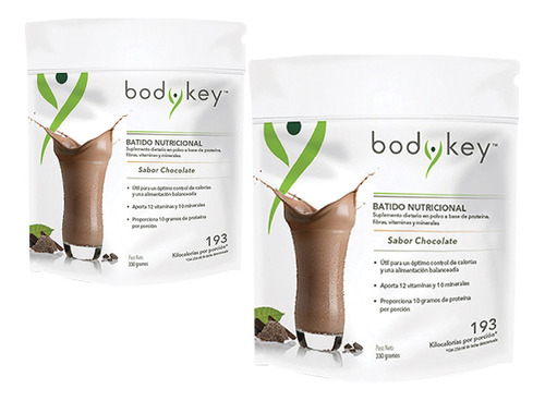 Batido Nutricional Chocolate Body Key - Pack X2