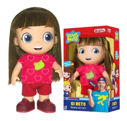 Boneca Gi Neto - Luccas Neto - Rosita