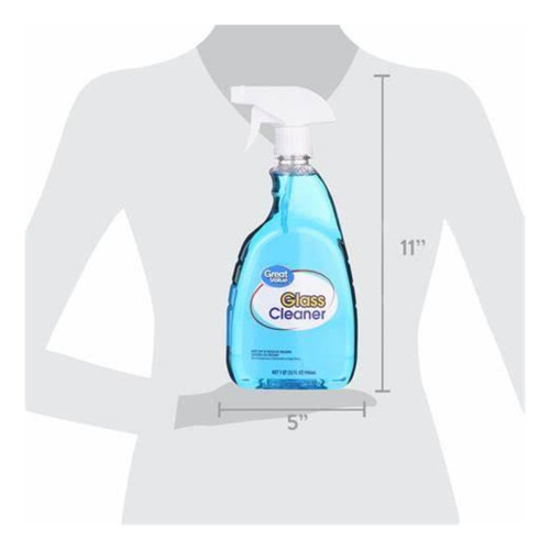 Great Value Limpiavidrios 946ml | Brillo Sin Marcas