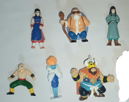 Dragonball Sobre Plateado Miniatura Figura Muñec Precio X 6