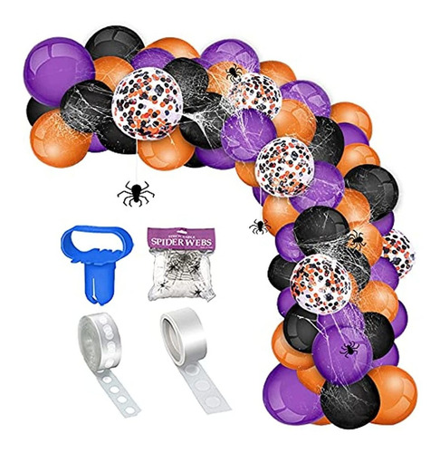 Globos Globos De Decoración De Halloween - Kit De Guirnalda