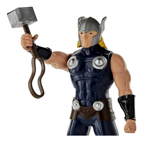 Boneco Colecionável Herói Menino Thor - Personagem Os Vingadores Avengers - Coleção Heróis Marvel - Hasbro Brinquedos