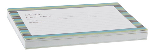 Forage - Tarjetas De Recetas De Doble Cara 4x6, Estándar, Mu
