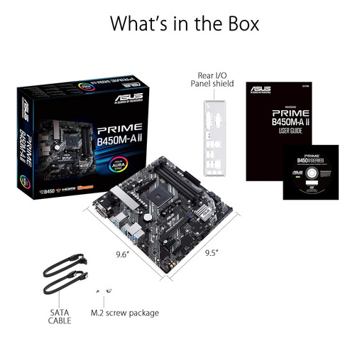 Tarjeta Madre Asus Prime B450m-a Ii Ryzen 5000 3rd/2nd/1st
