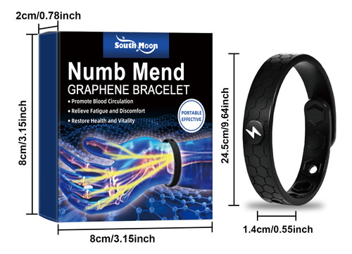 Graphene Numbness Relief Bracelet Soothing Promote Circulati