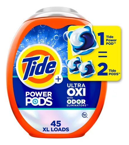 comprar Detergente Para Ropa Tide Ultra Oxi Power Pods, 45 Paquetes