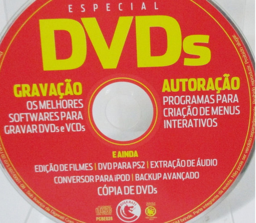 Cd Rom Digerati - Especial Dvds - Gravação E Autoração,