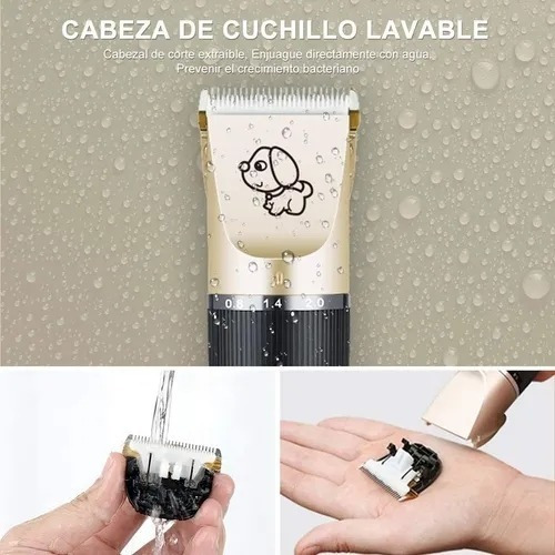 Imagen 5 de 7 de Maquina Corta Pelo Perros Cortadora Usb Accesorios Gatos