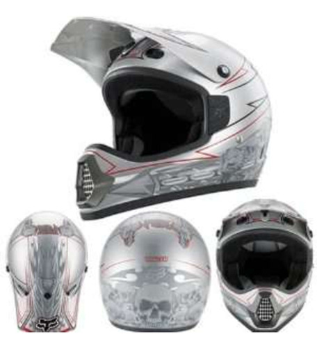 Casco Fox Cross Motocross Enduro Mtb Downhill Dot