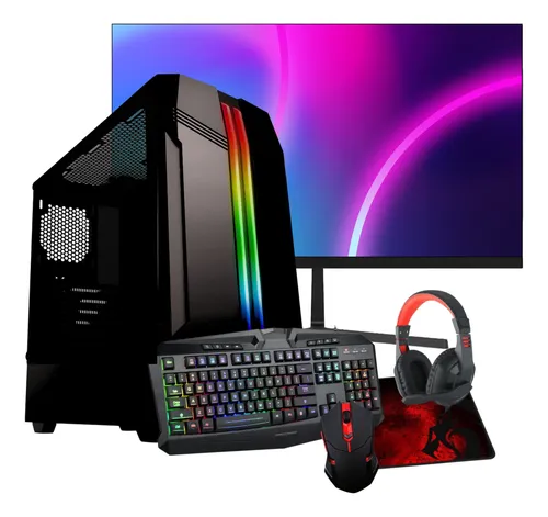 comprar Pc Gamer Completa Nueva Amd 3200g Vega 8 + Monitor + Combo