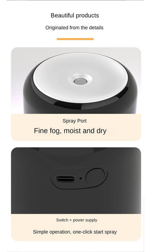 Humidificador De Aire G4usb, Luz Ambiental, Fragancia Inteli