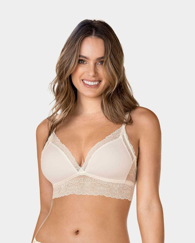 Bralette En Encaje Sexy Y Natural