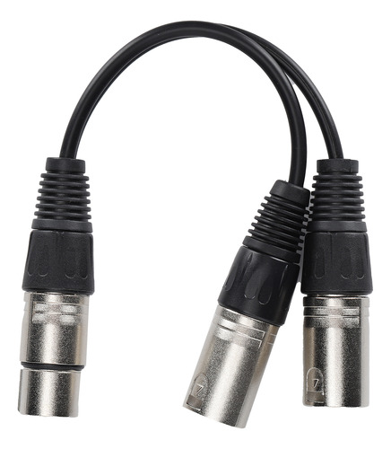 Micrófono Estéreo Con Cable Xlr Hembra A Doble Xlr Macho