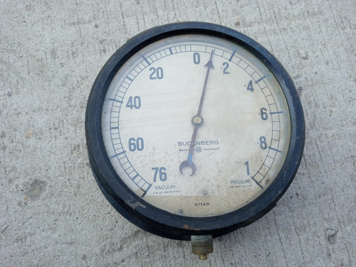 Manometro Reloj Presion Budenberg Para Decoracion