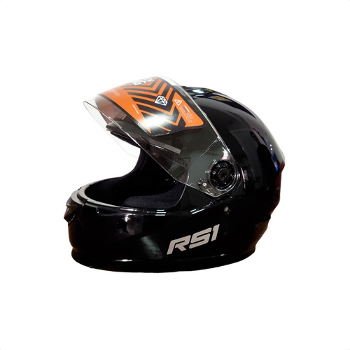 Casco Para Moto Hawk Rs1 Integral Negro Massio