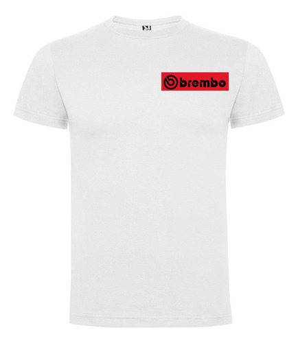 Polera Estampada Brembo 100% Algodón