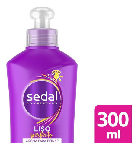 Sedal Liso Perfecto Crema Para Peinar X 300 Ml Sedal