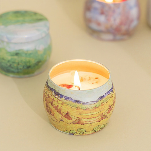 Frascos Redondos De Metal Para Especias Y Velas, 16 Unidades