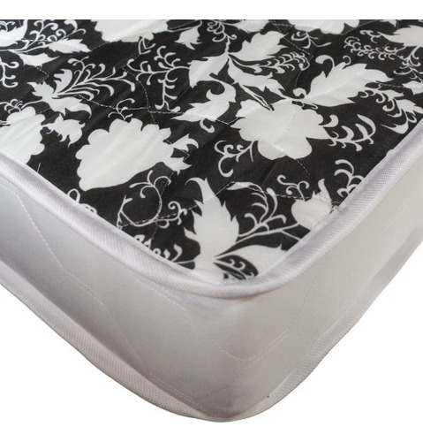 Colchão Queen Espuma D-45 Firme 158x198x30cm Alta Qualidade Estampado Bordado
