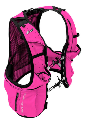 Imagen 4 de 10 de Chaleco Hidratacion Weis Simer 10l + 2 Soft Flask Running Fu