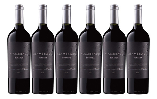 Vino Alambrado Bonarda 750ml X6 - Pérez Tienda -