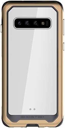 Funda Galaxy S10 Bumper Metalico Dorado Alta Proteccion Case