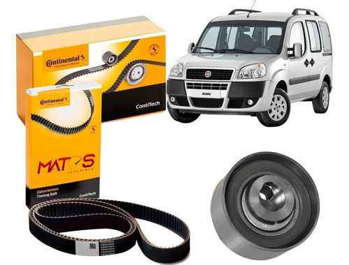 Kit Correia Dentada Doblo Cargo 2010 2011 1.4 Evo Flex