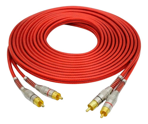 Kit Tech One Automotivo Com 03 Cabos 1m + 1 Cabo Rca 5m