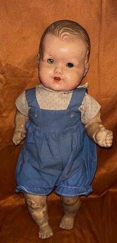 Antiguo Bebe De Porcelana Muñeco Muñeca De Colección