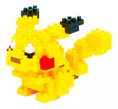 Brinquedo Para Montar Pokemon Pokebola Pikachu Mattel - Papellotti