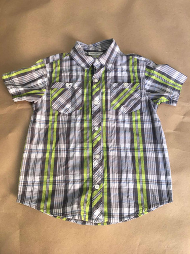 Camisa Franela De Niños Toughskins Talla M 5/6 Años