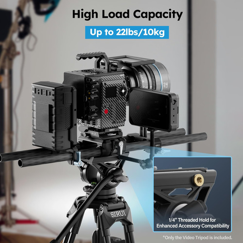 Trípode De Vídeo Sirui Avt-11 Heavy Duty Con Cabezal Fluido,