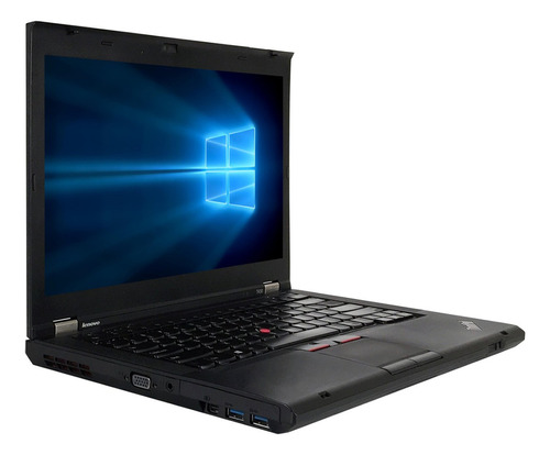 Notebook Lenovo ThinkPad T430 negra 14", Intel Core i5 3210M  4GB de RAM 180GB SSD, Intel HD Graphics 4000 1600x900px Windows 10 Home