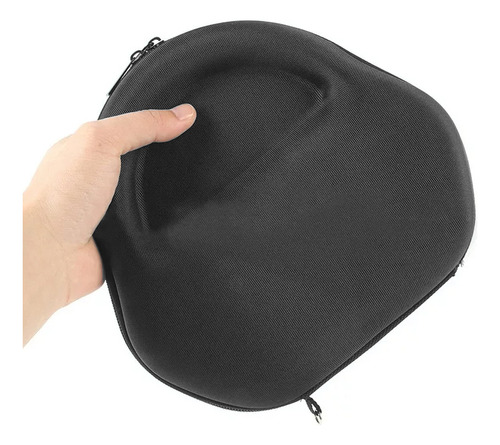 Oraab Carcasa Rígida De Repuesto Con Modo De Suspensión Compatible Con Audífonos Inalámbricos Apple AirPods Max, Funda Protectora Resistente Color Negro Para Máxima Protección Y Estilo