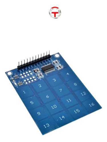 Shield Arduino | Teclado Touch Capacitivo 16 Teclas