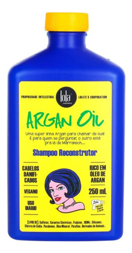 Lola Cosmetics Argan Oil 250ml - Shampoo