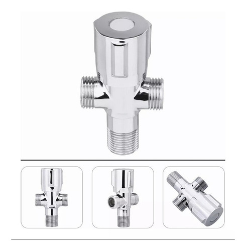 Llave Angular Doble 1/2 He En Acero Inoxidable 304