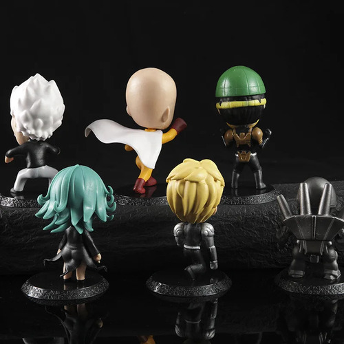 . Juego De 6 Figuras De Acción De Pvc De Anime One Punch