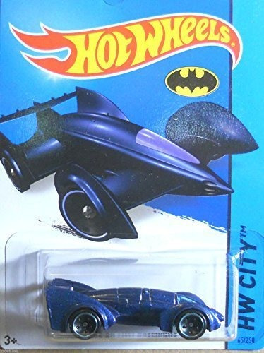 Batimóvil Azul Hot Wheels 2015 Hw City.