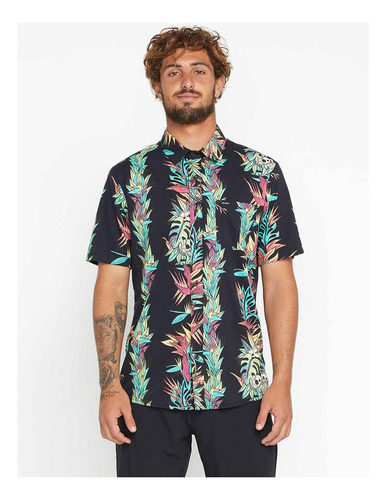 Camisa V Ent Pepper Negro Hombre Volcom