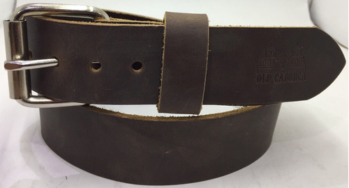 Imagen 4 de 7 de Cinturon Rustico Talla Extra 46-62 Piel Genuina 38mm