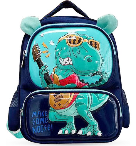 Mochila Preescolar Jardin Infantil Dinosaurio 3d Altacalidad