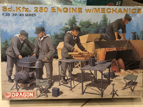 Militaria Sdkfz 250 Engine Mechanics Dragon 6112