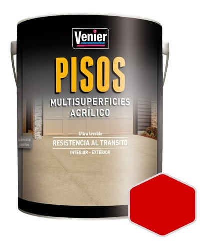 Venier Pisos Multisuperficies Int/ext | +4 Colores | 1lt