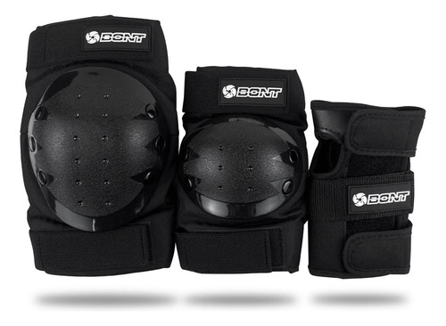 Almohadillas Protectoras Para Skates Niño Talla S Color Negr