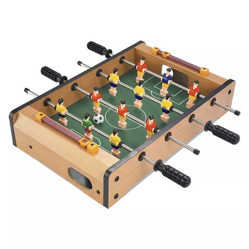 Mini Futbolito En Madera Soccer Game Super Resistente