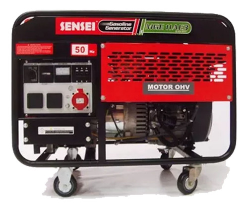 Grupo Electrogeno Sensei Generador Nafta 10kva 20hp Trifasico  Mge 11 Ae 3 Avr