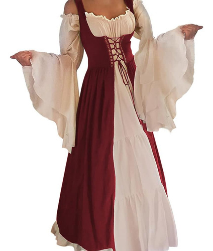 Disfraz Renacentista Medieval Para Mujer, Abaowedding, Para