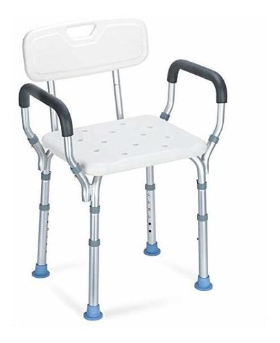 Silla De Ducha Oasisspace Para Trabajo Pesado Con Respaldo -